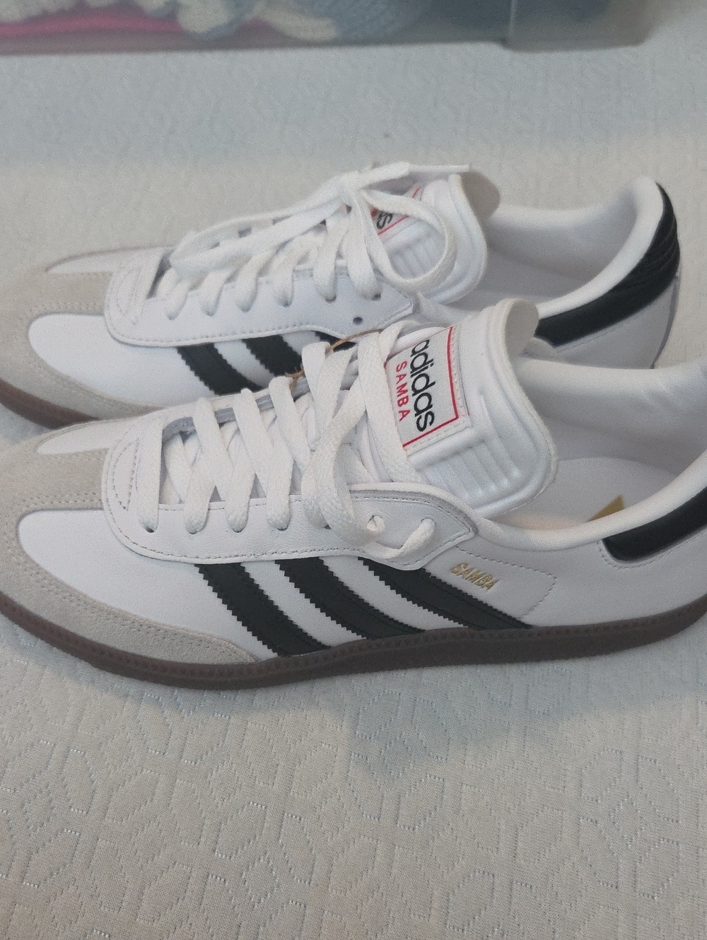 Adidas Sambas White & Black Classic Sneakers